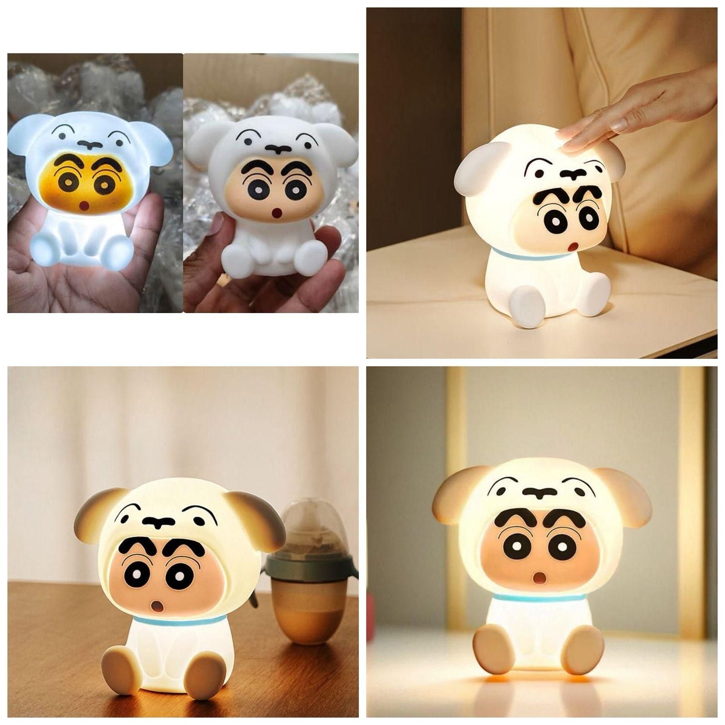Algara Shin-chan Shiro LED Night Light Lamp