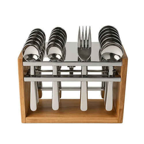 Apex Premium Stainless Steel Cutlery Set (24 Pc)