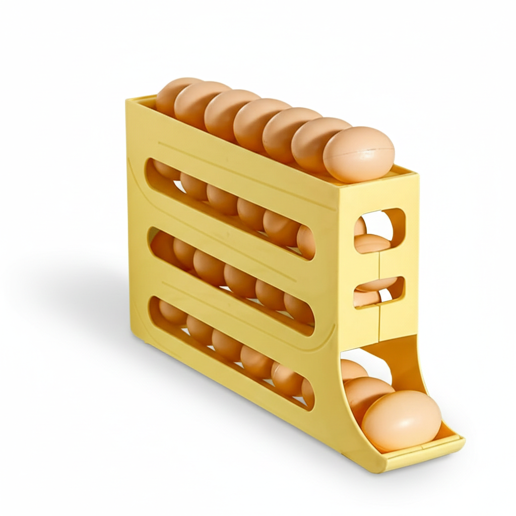 Rolling Egg Storage Rack