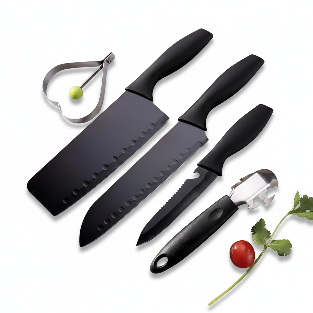 5Stainless Steel Kitchen Knife Set
