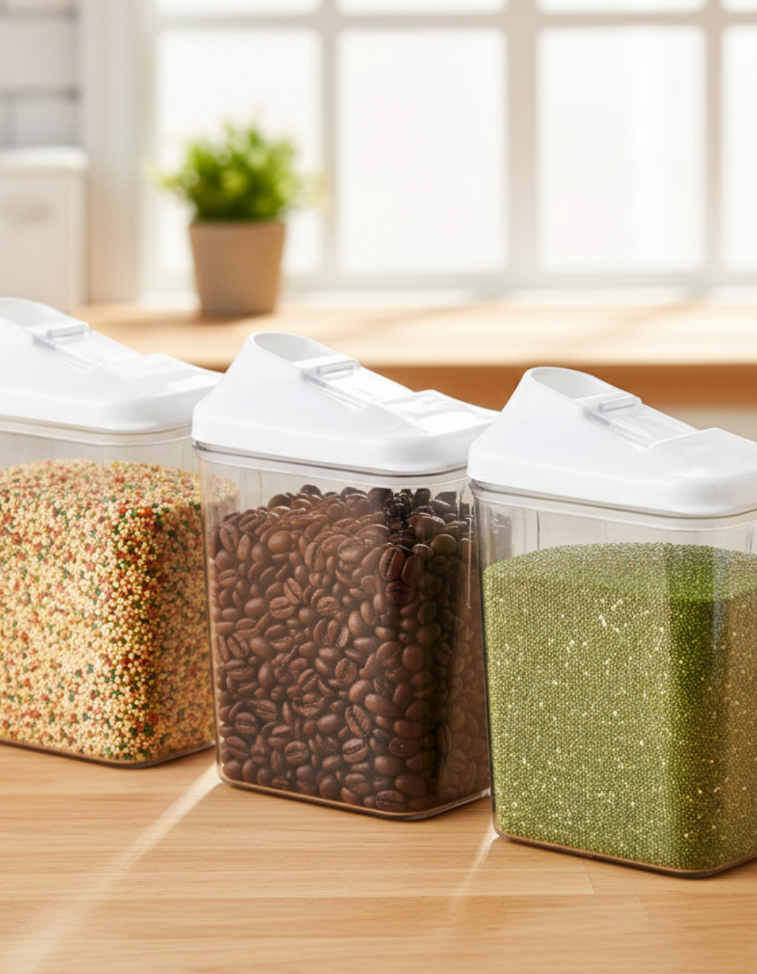 3-Piece Airtight Kitchen Storage