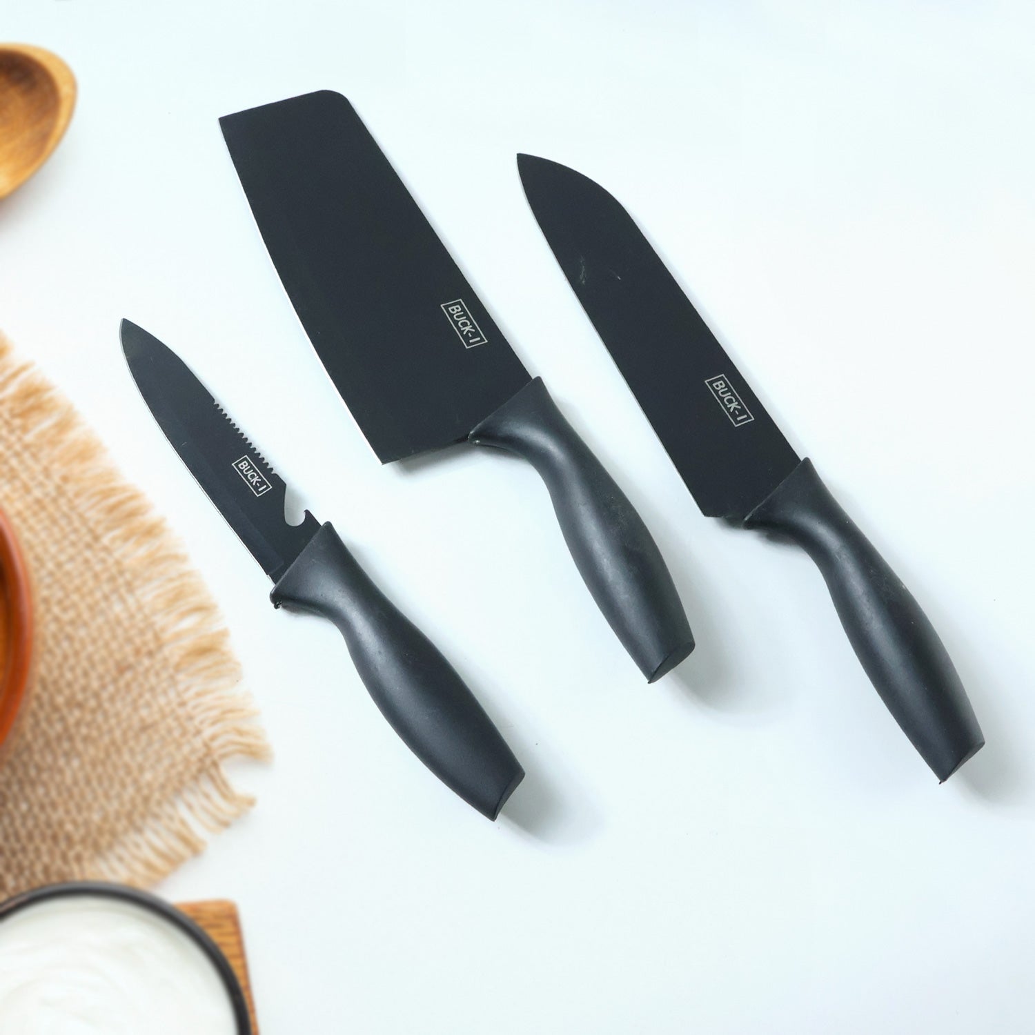 3-in-1 Professional Kitchen Knife Set (3 Pc Set)